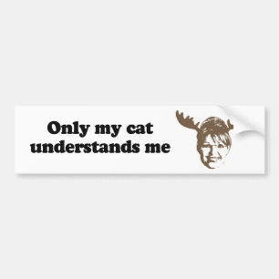 Pegatina Para Coche Solamente mi gato me entiende
