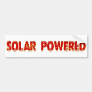 Pegatina Para Coche Solar accionado