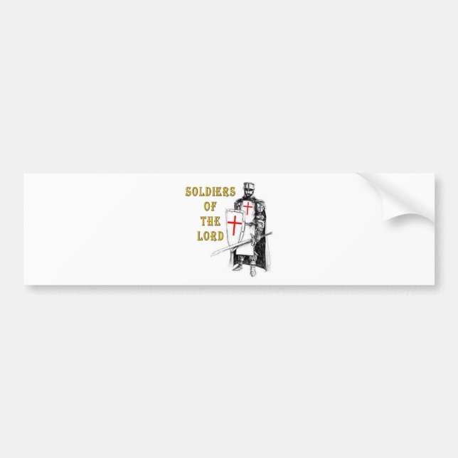 PEGATINA PARA COCHE SOLDADOS DEL SEÑOR (Frente)