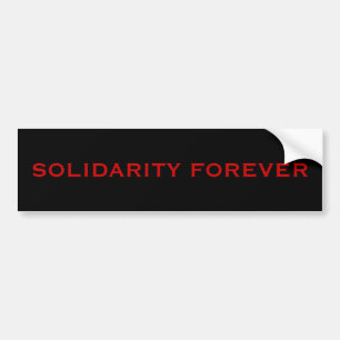 PEGATINA PARA COCHE SOLIDARIDAD PARA SIEMPRE