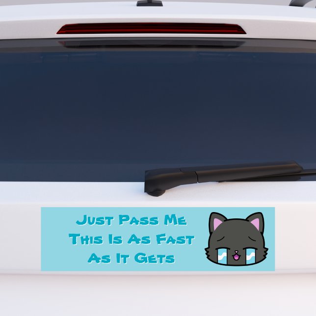 Pegatina Para Coche Sólo pásame esto tan rápido como se hace (Subido por el creador)