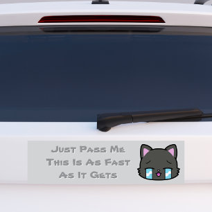 Pegatina Para Coche Sólo pásame esto tan rápido como se hace
