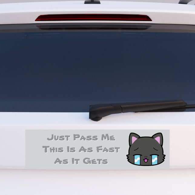 Pegatina Para Coche Sólo pásame esto tan rápido como se hace (Subido por el creador)