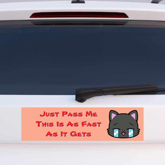 Pegatina Para Coche Sólo pásame esto tan rápido como se hace (Subido por el creador)