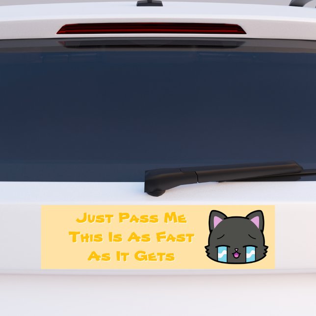 Pegatina Para Coche Sólo pásame esto tan rápido como se hace (Subido por el creador)