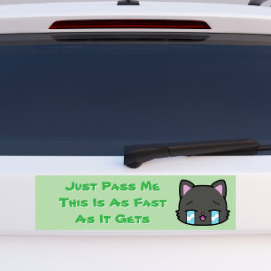 Pegatina Para Coche Sólo pásame esto tan rápido como se hace