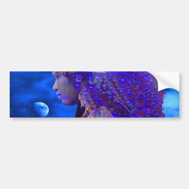 Pegatina Para Coche Sombra lunar (Frente)