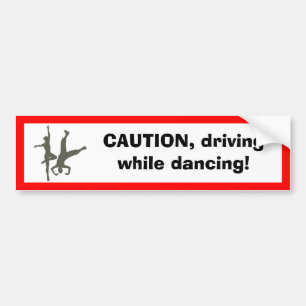 Pegatina Para Coche Sombrero del parachoques del bailarín