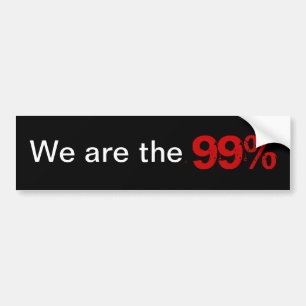 Pegatina Para Coche Somos el 99%