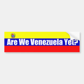 Pegatina Para Coche ¿Somos Venezuela todavía?