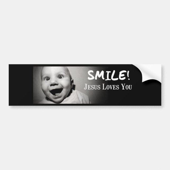 PEGATINA PARA COCHE ¡SONRISA! (Frente)
