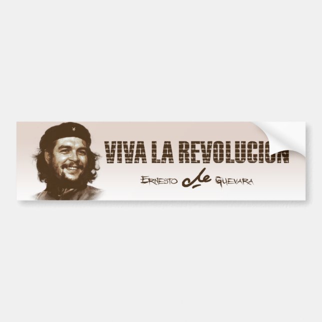 Pegatina Para Coche Sonrisa de Che Guevarra (Frente)
