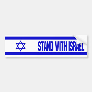 Pegatina Para Coche Soporte con Israel