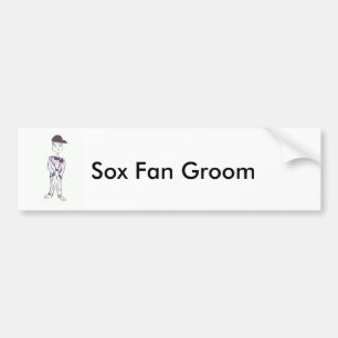 Pegatina Para Coche Sox Fan Groom