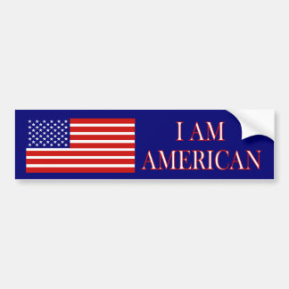 Pegatina Para Coche SOY AMERICANO Sticker