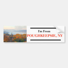 Pegatina Para Coche Soy de POUGHKEEPSIE, NY