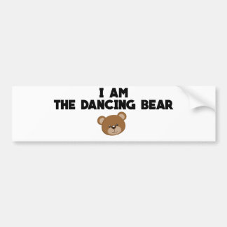 Pegatina Para Coche Soy El Oso Bailarín