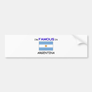 Pegatina Para Coche Soy famoso en la ARGENTINA