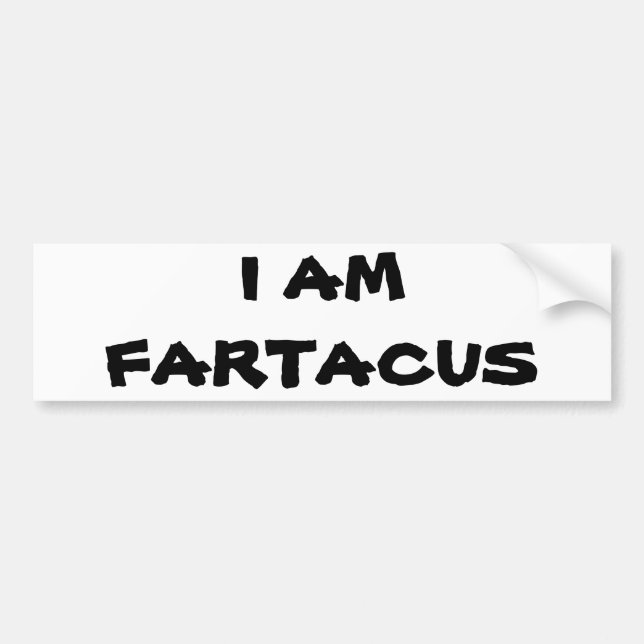 Pegatina Para Coche Soy Fartacus (Frente)