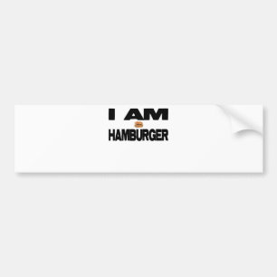 Pegatina Para Coche Soy hamburguesa
