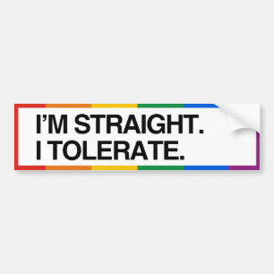Pegatina Para Coche SOY HETERO. SOY TOLERANTE - .png
