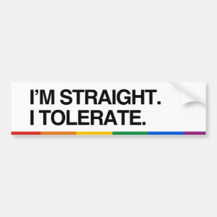 Pegatina Para Coche SOY HETERO. TOLERO - .png