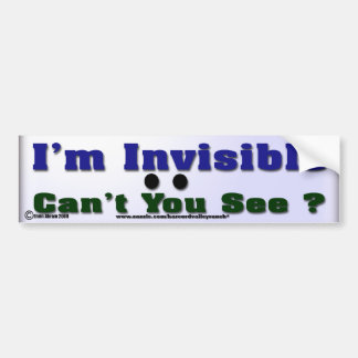 Pegatina Para Coche Soy invisible