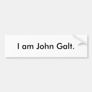 Pegatina Para Coche Soy Juan Galt.