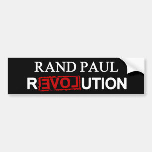 Pegatina Para Coche Soy la revolución de Rand Paul