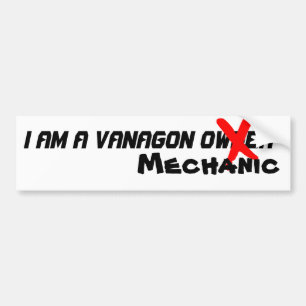 Pegatina Para Coche Soy mecánico de Vanagon