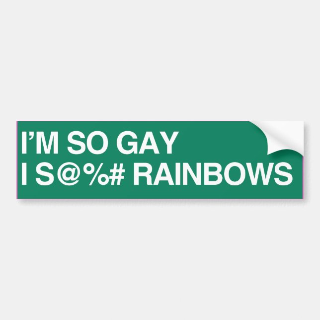 Pegatina Para Coche SOY TAN GAY QUE SOY RAINBOWS - .png (Frente)
