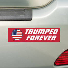 Pegatina Para Coche Soy Trump para siempre, gracioso Trump 2024