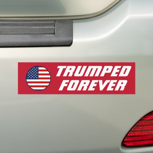 Pegatina Para Coche Soy Trump para siempre, gracioso Trump 2024 (en coche)