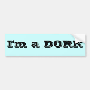 Pegatina Para Coche Soy un DORK