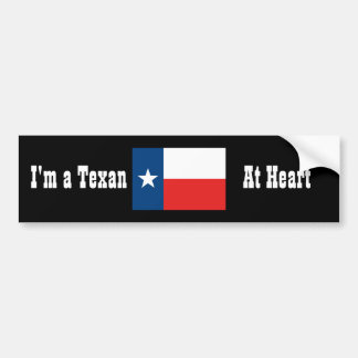 Pegatina Para Coche Soy un Texan en el corazón