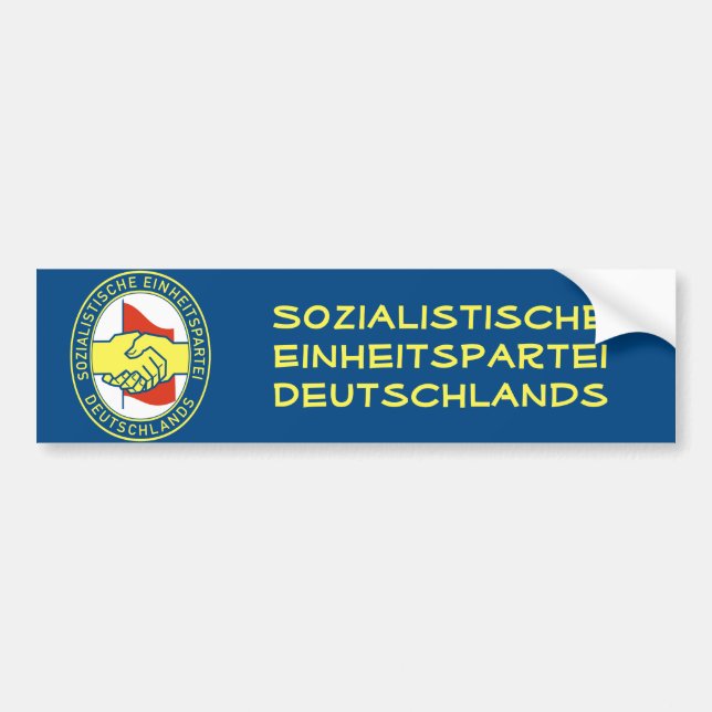 Pegatina Para Coche Sozialistische Einheitspartei Deutschlands (Frente)