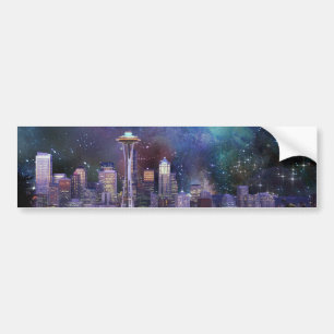 Pegatina Para Coche Spacey Seattle