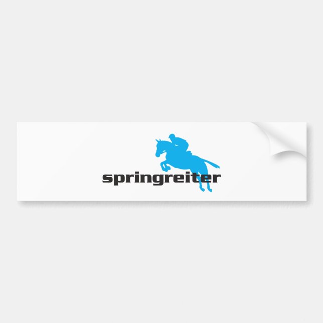 Pegatina Para Coche Springreiter - Showjumper (Frente)
