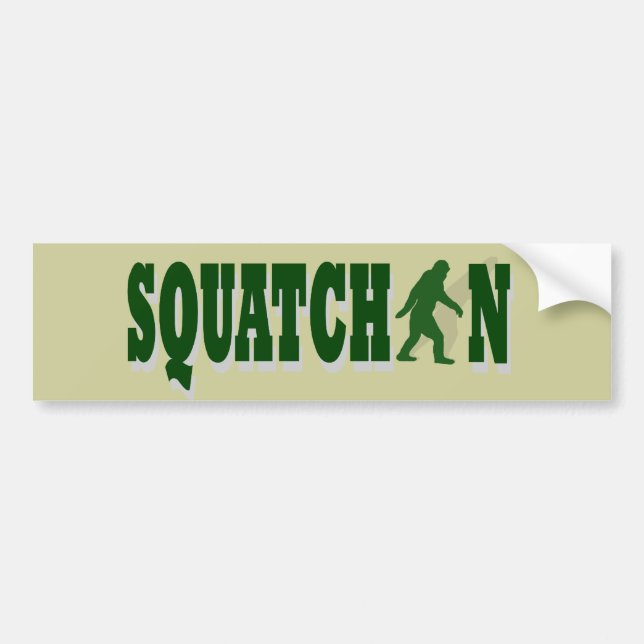 Pegatina Para Coche Squatchin (Frente)