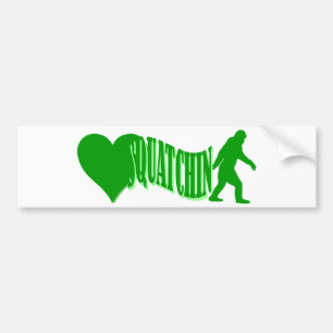 Pegatina Para Coche Squatchin del corazón I
