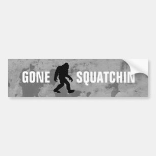 Pegatina Para Coche Squatchin ido