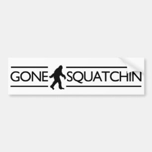 Pegatina Para Coche Squatchin ido