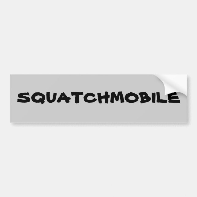 Pegatina Para Coche Squatchmobile (Frente)