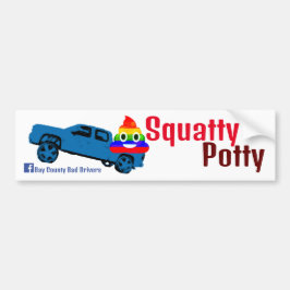Pegatina Para Coche Squatty Potty