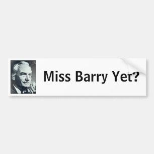 Pegatina Para Coche ¿Srta. Barry Yet?