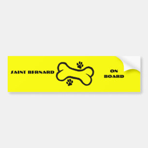 Pegatina Para Coche St Bernard