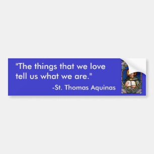 Pegatina Para Coche St Thomas Aquinas