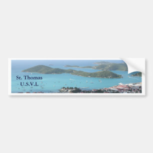 Pegatina Para Coche St Thomas U.S.V.I.