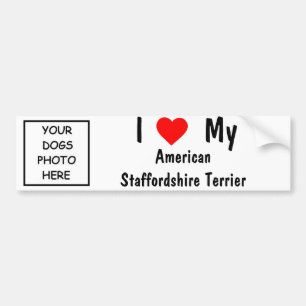 Pegatina Para Coche Staffordshire Terrier americano