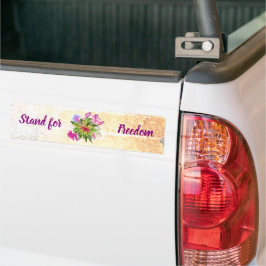 Pegatina Para Coche Stand por la libertad Balsam Bouquet Bumper Sticke
